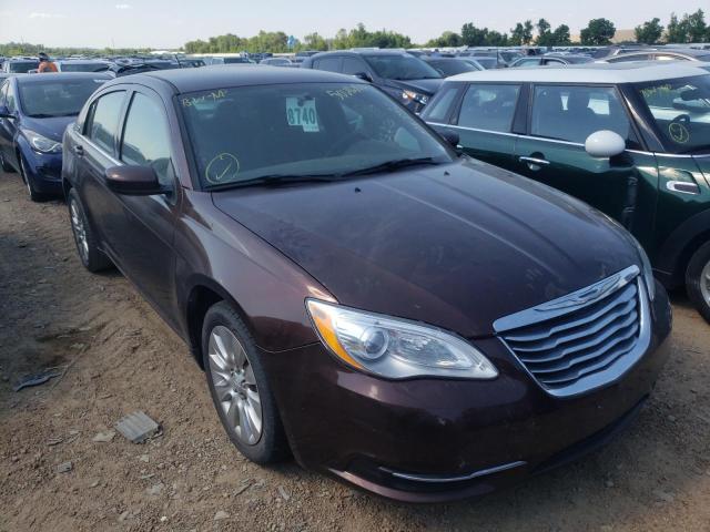 CHRYSLER 200 LX 2013 with VIN 1C3CCBAB8DN640955 - Photo from auction