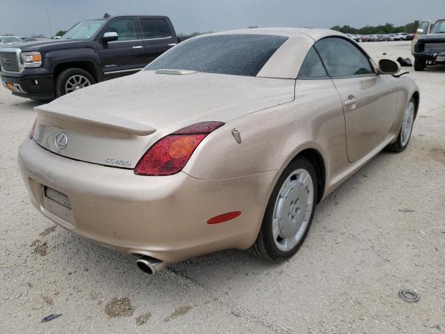Photo 4 from auction – 2002 LEXUS SC 430 with VIN JTHFN48YX20022148