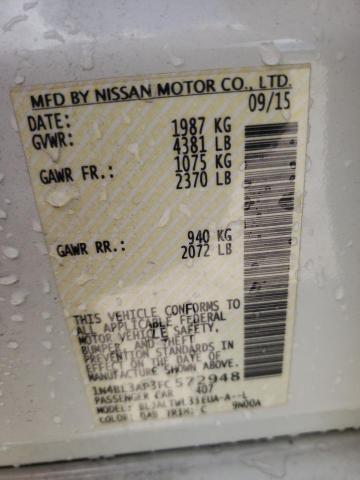 Photo 10 from auction – 2015 NISSAN ALTIMA 3.5 with VIN 1N4BL3AP3FC572948