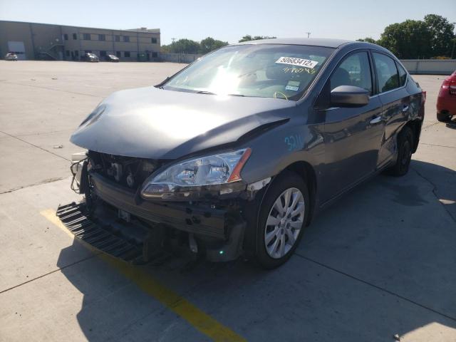 Photo 2 from auction – 2015 NISSAN SENTRA S with VIN 3N1AB7AP1FY378543