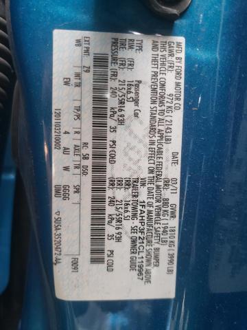Photo 10 from auction – 2012 FORD FOCUS SE with VIN 1FAHP3F21CL119967