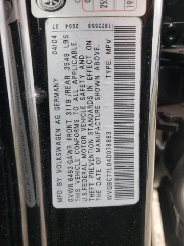 Photo 10 from auction – 2004 VOLKSWAGEN TOUAREG 3. with VIN WVGBC77L04D078863