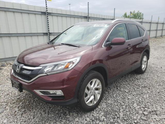 Photo 2 from auction – 2015 HONDA CR-V EXL with VIN 5J6RM4H74FL069117