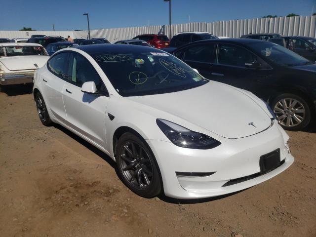 TESLA MODEL 3 2022 with VIN 5YJ3E1EB7NF191696 - Photo from auction