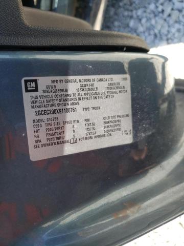 Photo 10 from auction – 2009 CHEVROLET SILVERADO with VIN 2GCEC290X91106761