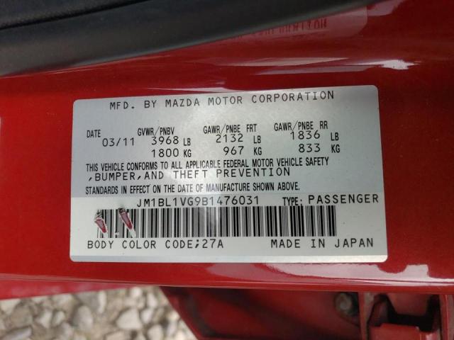 Photo 10 from auction – 2011 MAZDA 3 I with VIN JM1BL1VG9B1476031