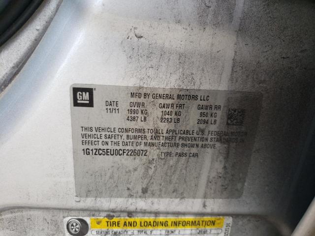 Photo 10 from auction – 2012 CHEVROLET MALIBU 1LT with VIN 1G1ZC5EU0CF226072