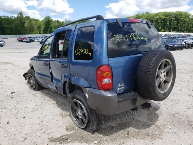 Photo 3 from auction – 2003 JEEP LIBERTY SP with VIN 1J4GL48KX3W671769