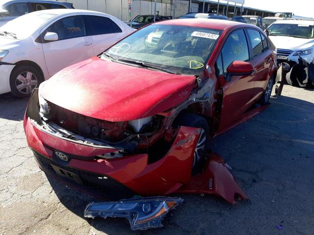 Photo 2 from auction – 2020 TOYOTA COROLLA LE with VIN JTDEBRBE9LJ012451