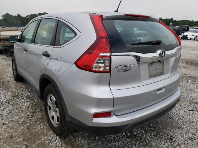 Photo 3 from auction – 2016 HONDA CR-V LX with VIN 2HKRM4H35GH673607
