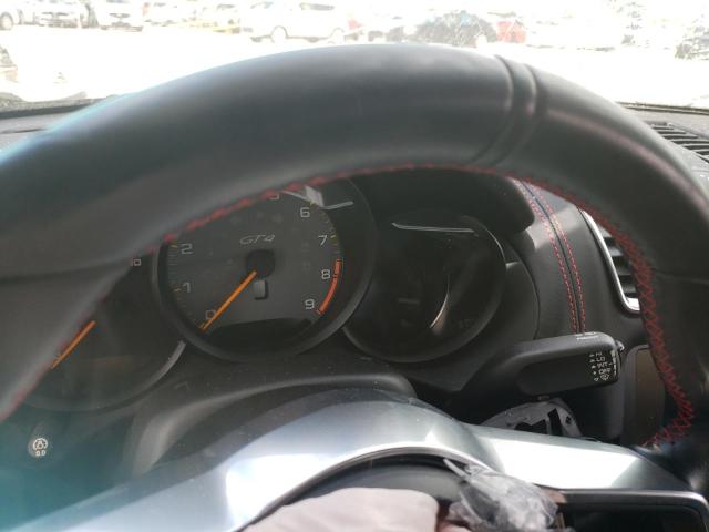 Photo 8 from auction – 2016 PORSCHE CAYMAN GT4 with VIN WP0AC2A8XGK192019