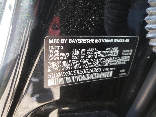 Photo 10 from auction – 2014 BMW X3 XDRIVE2 with VIN 5UXWX9C58E0D24260