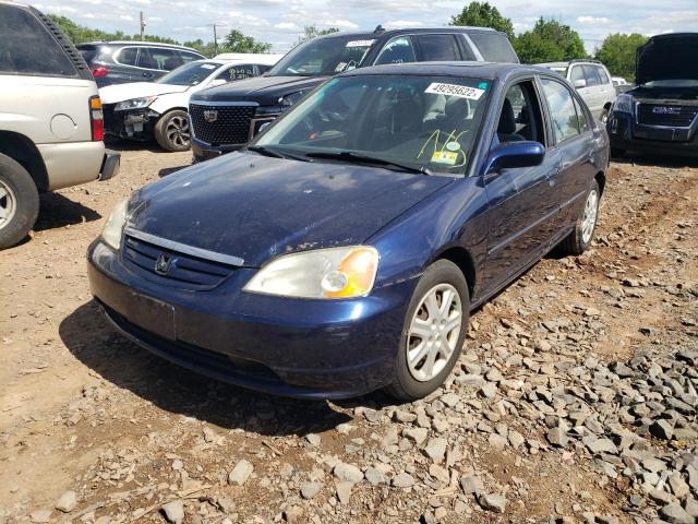 Photo 2 from auction – 2003 HONDA CIVIC with VIN 2HGES26713H617554