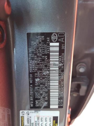 Photo 10 from auction – 2006 TOYOTA COROLLA CE with VIN 2T1BR32E56C633813