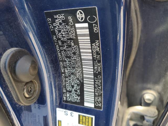Photo 10 from auction – 2013 TOYOTA PRIUS V with VIN JTDZN3EUXD3215623