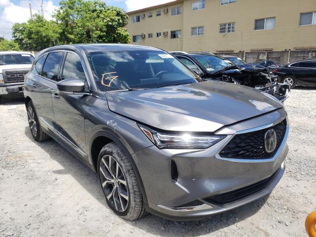 ACURA MDX TECHNO 2022 with VIN 5J8YD9H44NL011464 - Photo from auction