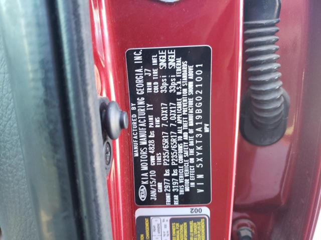 Photo 10 from auction – 2011 KIA SORENTO BA with VIN 5XYKT3A19BG021001