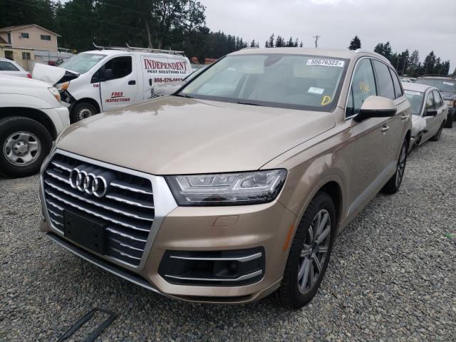 Photo 2 from auction – 2018 AUDI Q7 PREMIUM with VIN WA1LAAF75JD039370