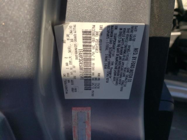 Photo 10 from auction – 2010 FORD FOCUS SES with VIN 1FAHP3GN5AW171591