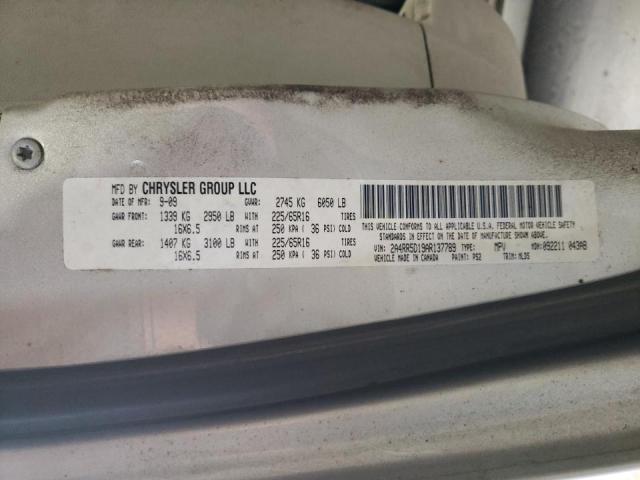 Photo 10 from auction – 2010 CHRYSLER TOWN & COU with VIN 2A4RR5D19AR137789
