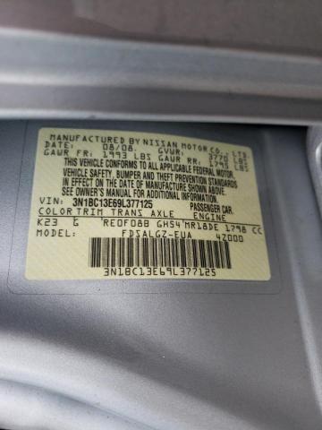 Photo 10 from auction – 2009 NISSAN VERSA S with VIN 3N1BC13E69L377125