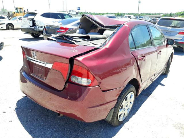 Photo 4 from auction – 2010 HONDA CIVIC LX with VIN 19XFA1F5XAE068802