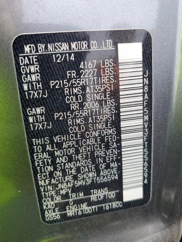 Photo 10 from auction – 2015 NISSAN JUKE S with VIN JN8AF5MV3FT556594