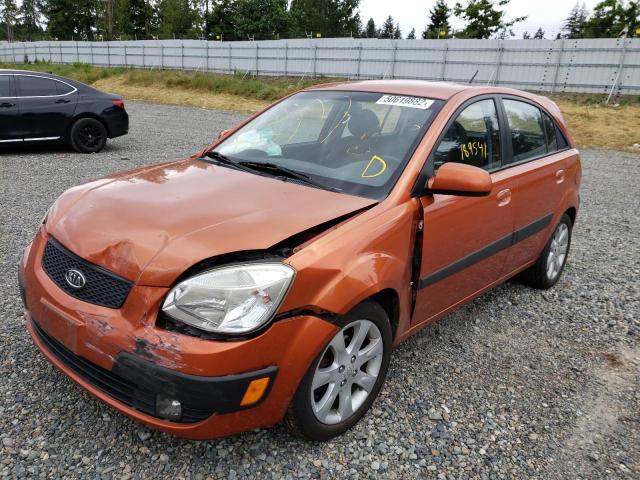 Photo 2 from auction – 2007 KIA RIO 5 SX with VIN KNADE163976286199