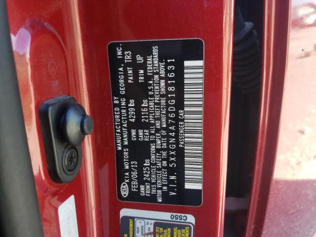 Photo 10 from auction – 2013 KIA OPTIMA EX with VIN 5XXGN4A76DG181631