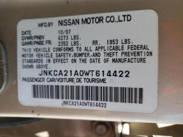 Photo 10 from auction – 1998 INFINITI I30 with VIN JNKCA21A0WT614422