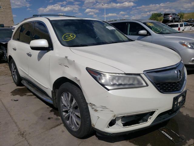 ACURA MDX TECHNO 2014 с VIN 5FRYD4H61EB002810 - Фото с аукциона