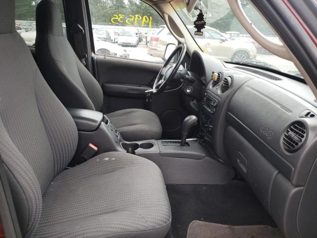 Photo 5 from auction – 2002 JEEP LIBERTY SP with VIN 1J4GL48K92W139055