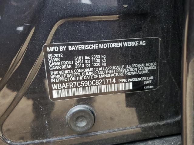 Photo 10 from auction – 2013 BMW 535 I with VIN WBAFR7C59DC821714