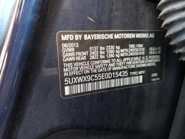 Photo 10 from auction – 2014 BMW X3 XDRIVE2 with VIN 5UXWX9C55E0D15435