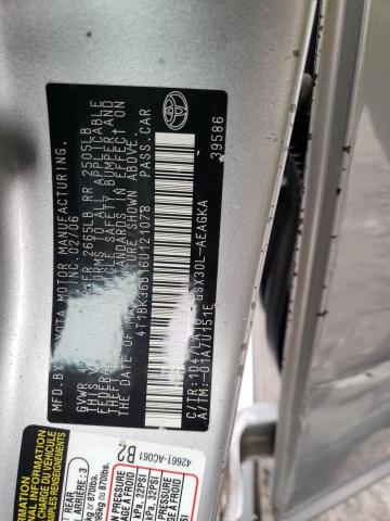 Photo 10 from auction – 2006 TOYOTA AVALON with VIN 4T1BK36B16U121078