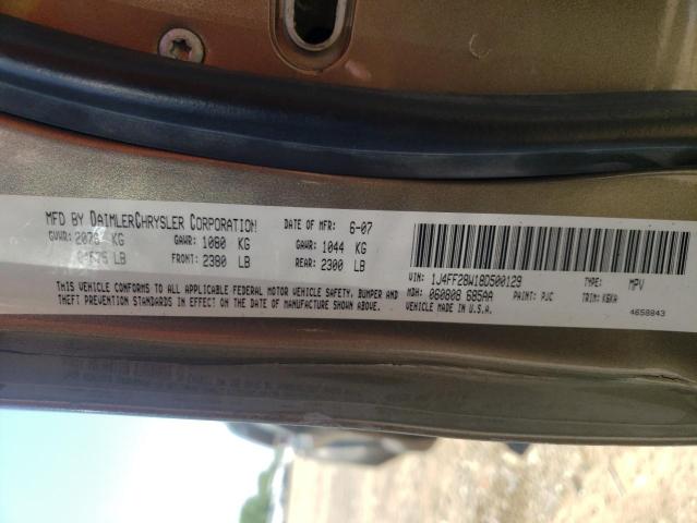 Photo 10 from auction – 2008 JEEP PATRIOT SP with VIN 1J4FF28W18D500129