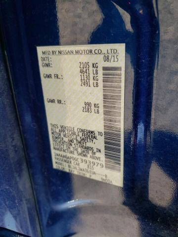 Photo 10 from auction – 2016 NISSAN MAXIMA 3.5 with VIN 1N4AA6AP0GC393979