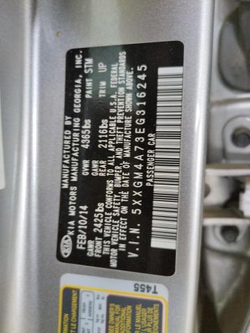 Photo 10 from auction – 2014 KIA OPTIMA LX with VIN 5XXGM4A73EG316245