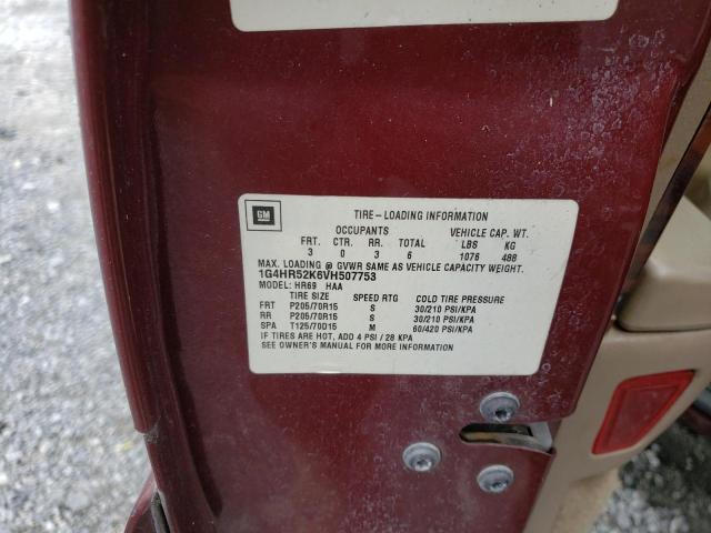 Photo 10 from auction – 1997 BUICK LESABRE LI with VIN 1G4HR52K6VH507753
