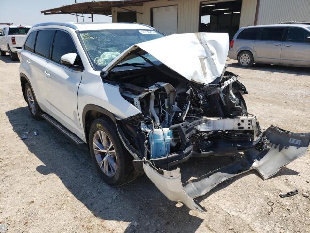 TOYOTA HIGHLANDER 2015 with VIN 5TDKKRFH0FS050360 - Photo from auction