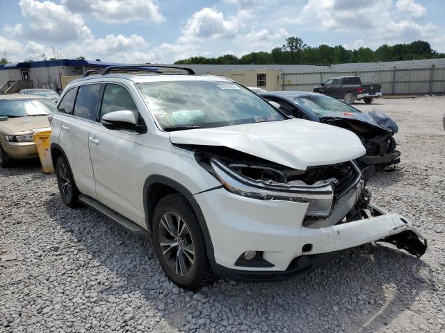 TOYOTA HIGHLANDER 2016 with VIN 5TDKKRFH0GS177742 - Photo from auction