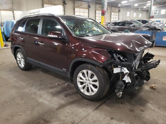 KIA SORENTO EX 2015 with VIN 5XYKUDA70FG648618 - Photo from auction