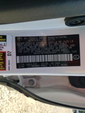 Photo 10 from auction – 2021 LEXUS ES 350 BAS with VIN 58ADZ1B13MU093697