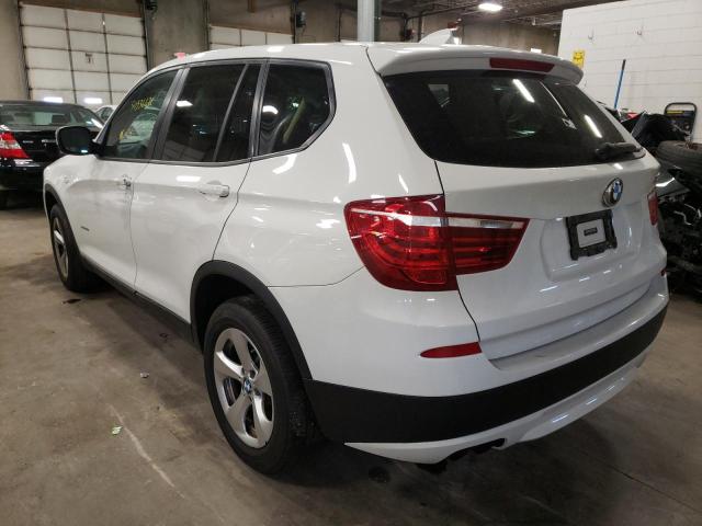 Photo 3 from auction – 2011 BMW X3 XDRIVE2 with VIN 5UXWX5C54BL710593