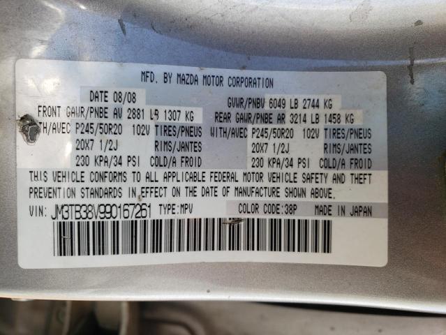 Photo 10 from auction – 2009 MAZDA CX-9 with VIN JM3TB38V990167261