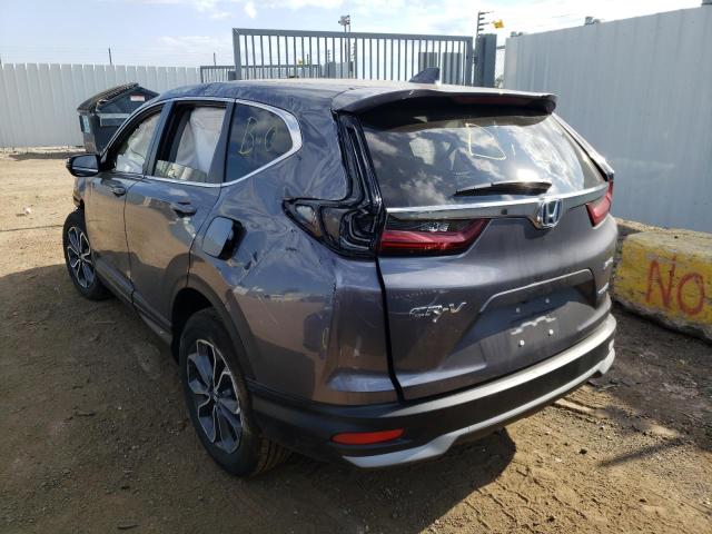 Photo 3 from auction – 2022 HONDA CR-V EX with VIN 5J6RT6H58NL032101