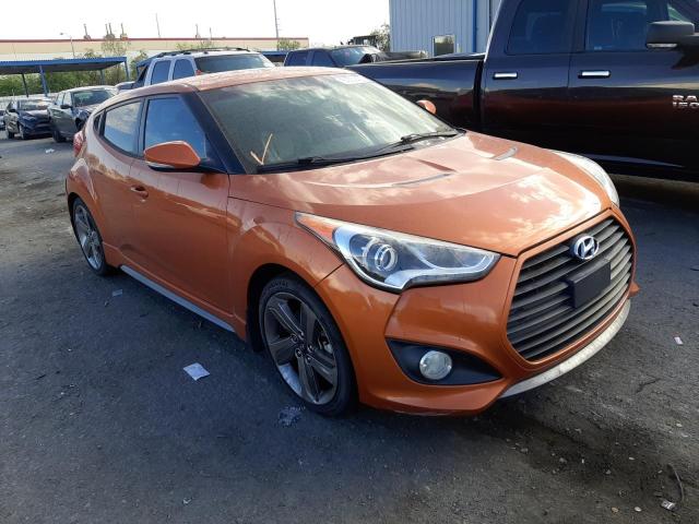 HYUNDAI VELOSTER T 2014 with VIN KMHTC6AE2EU205137 - Photo from auction