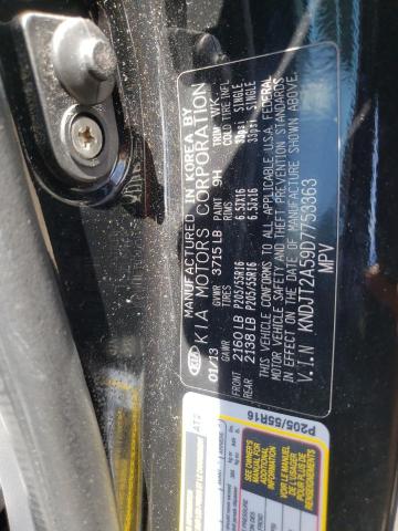 Photo 10 from auction – 2013 KIA SOUL with VIN KNDJT2A59D7753363