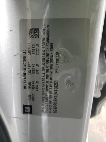 Photo 10 from auction – 2013 BUICK VERANO CON with VIN 1G4PR5SK1D4100263