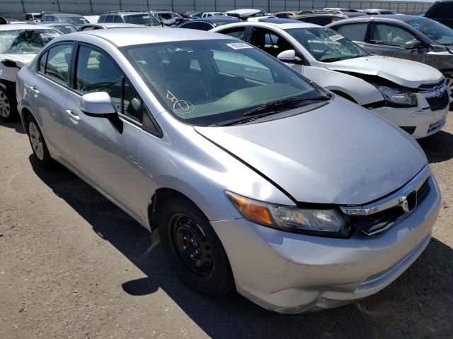 HONDA CIVIC LX 2012 with VIN 2HGFB2F52CH611846 - Photo from auction